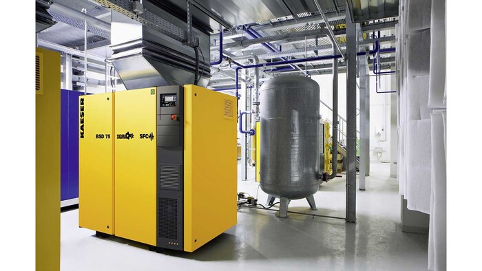 Κοχλιοφόρος αεροσυμπιεστής BSD