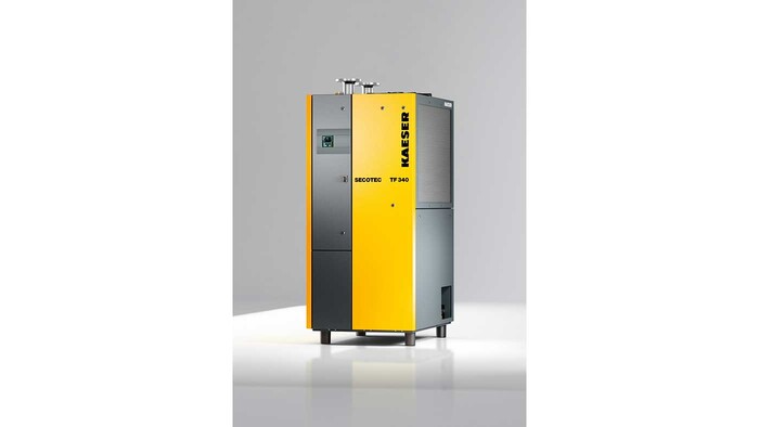 Ξηραντής με συσσωρευτή λανθάνουσας θερμότητας Secotec TF για επεξεργασία πεπιεσμένου αέρα