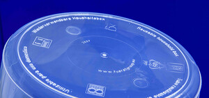 Πυθμένας πλαστικής φιάλης της Fürst GmbH.