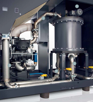 Σχέδιο εγκατάστασης ξηραντή περιστρεφόμενου τυμπάνου i.HOC