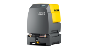 Σύστημα i.Comp 9 Tower T με ενσωματωμένα αεροφυλάκια και ξηραντή ψυκτικού τύπου για παροχή έως 570 l/min.